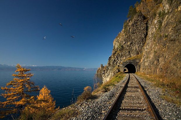 Транссибірська залізнична магістраль, найдовша залізниця у світі (Росія)