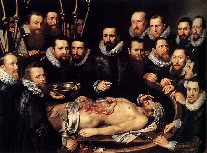 Урок анатомії. Рембрандт. | Фото: disgustingmen.com.