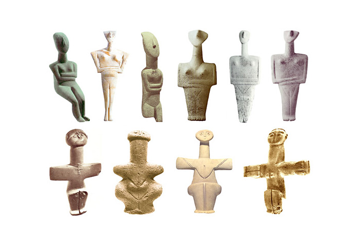 Скульптури Богинь раннього бронзового століття