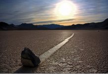 Парк Долина Смерті та камінці що самі пересуваються по ній (16)