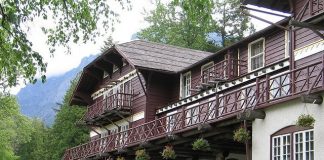 Готель Lake McDonald Lodge, США. (1)