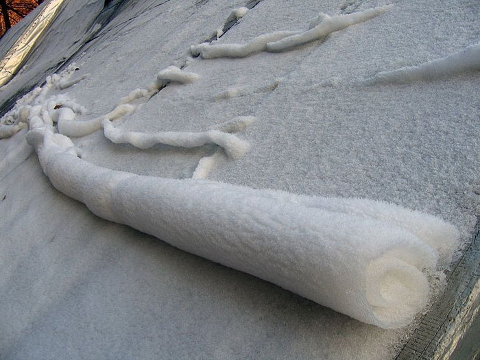 Вітряні витівки: снігові рулони - зимовий природний феномен (4)
