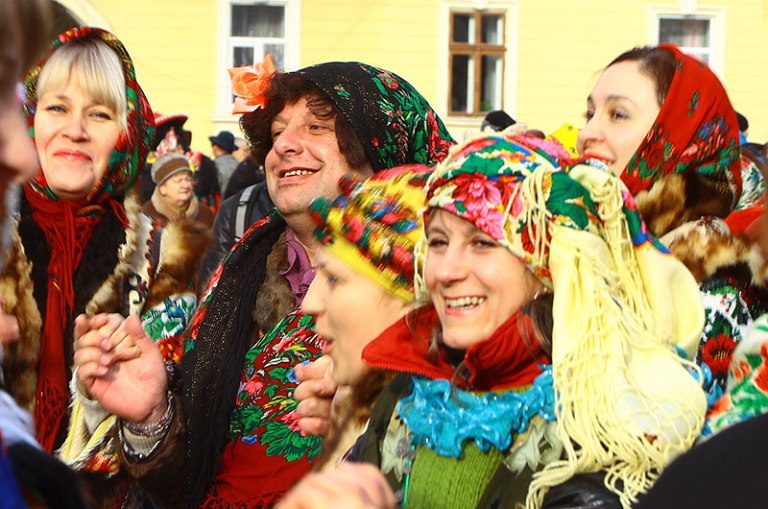На маланківських святкуваннях у Чернівцях.  фото: kamienczanka