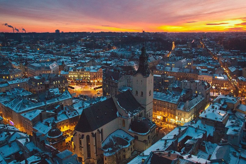 Чарівний зимовий Львів Фото: Юрій Татаренко