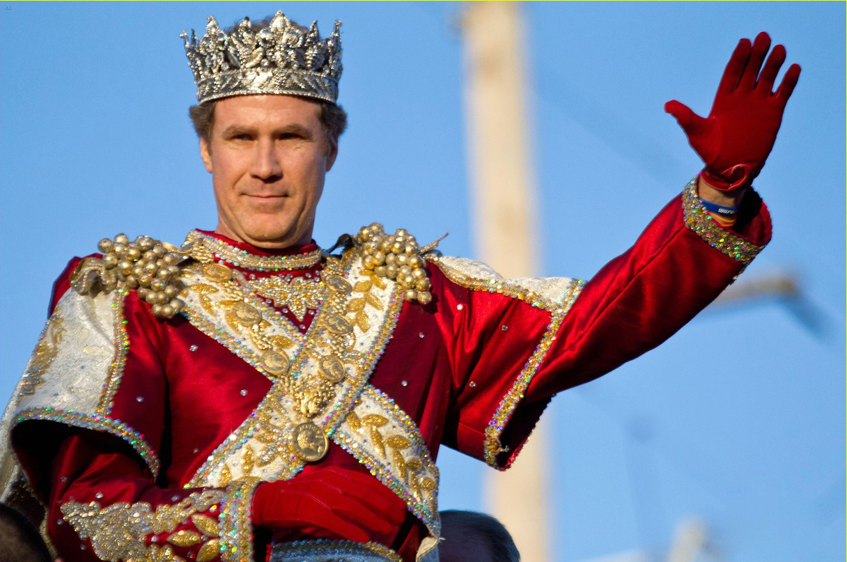 Will Ferrell Is King Of Mardi Gras!