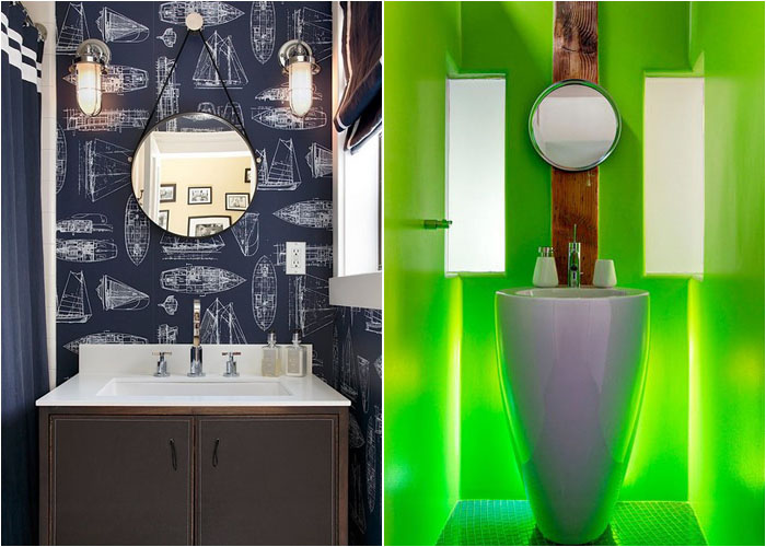 Інтер'єр туалетної кімнати від Artistic Designs for Living, Tineke Triggs