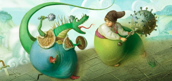 “Котигорошко” з розкішними ілюстраціями Івана Сулими в безкоштовній електронній книжці для iPad