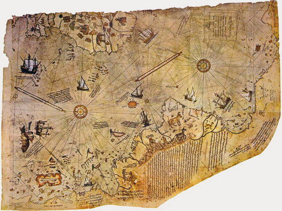 Карта Пірі Рейса