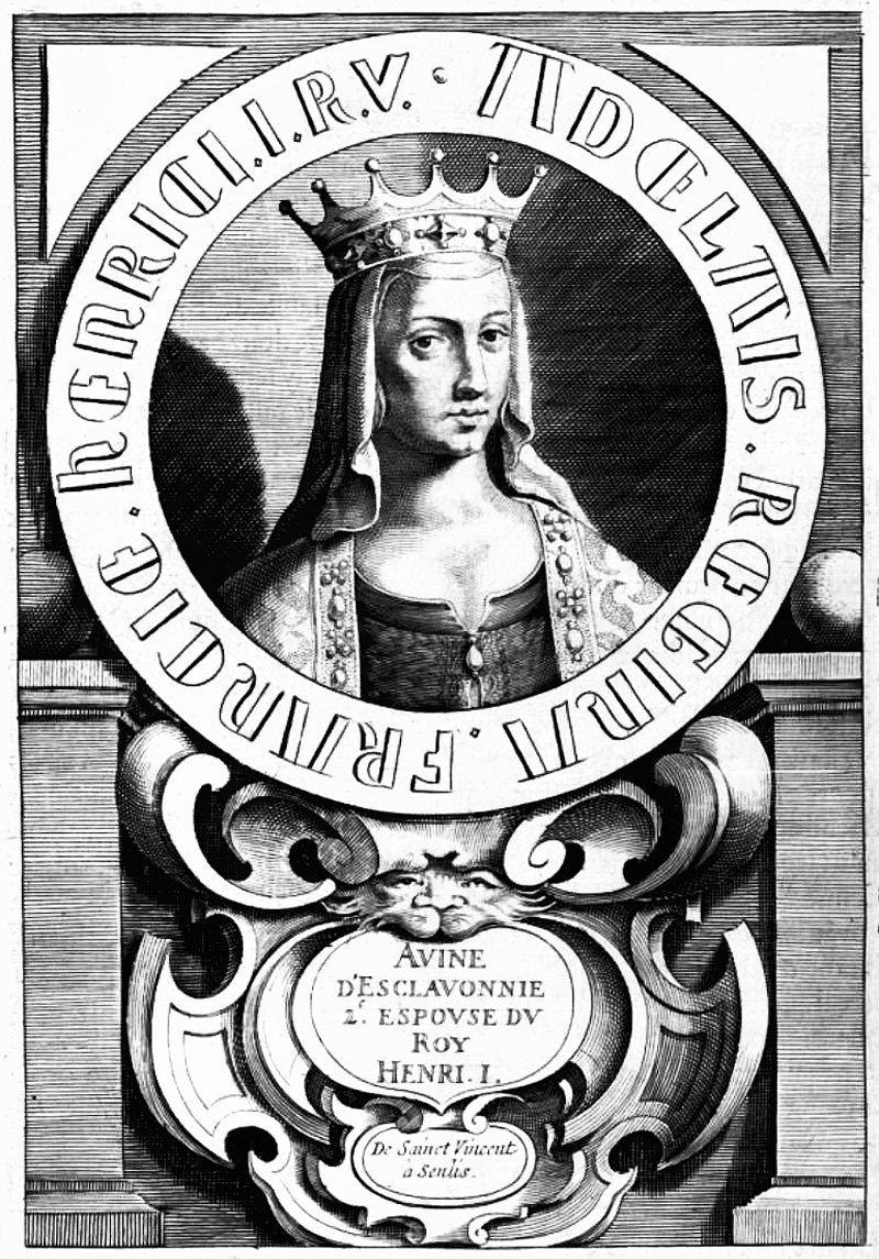 Портрет Анни Ярославни в монастирі Санліс, Франція, 1643 р.