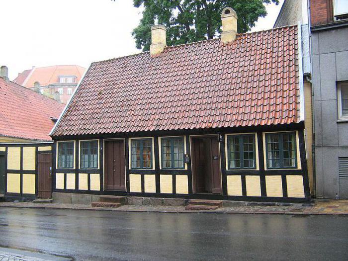 Будинок в данському місті Оденсе, де Андерсен жив у дитинстві 