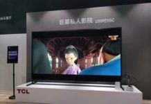 Представлений 100-дюймовий телевізор TCL Smart TV 100X6C за $11385
