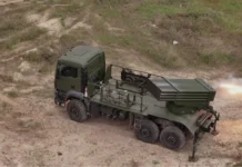 НГУ протестувала модернізовану РСЗВ «Град» на шасі MAN